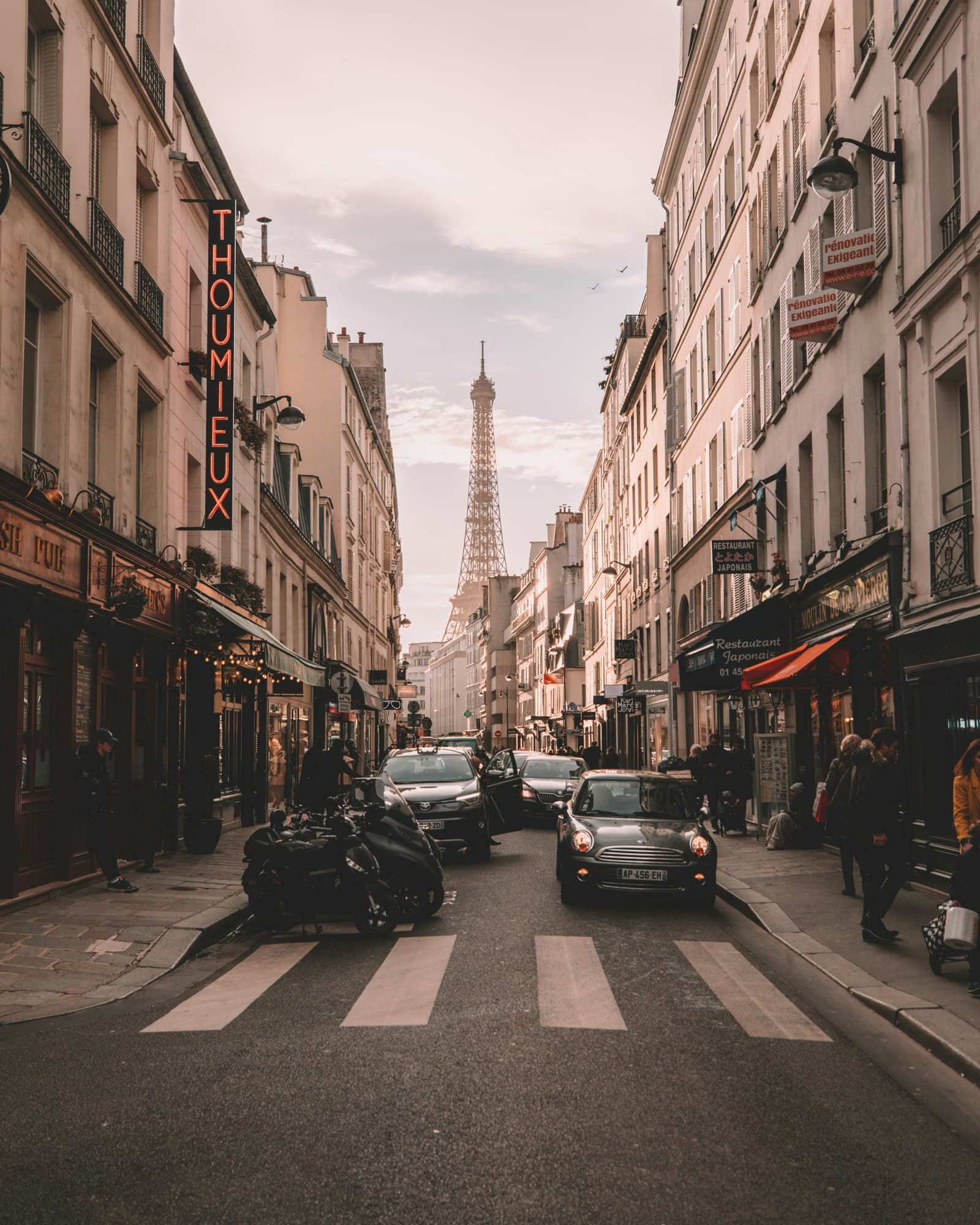 L'arrivée à Paris